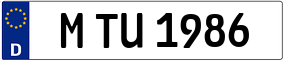 Truck License Plate